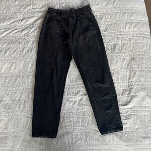 American Eagle Outfitters Black Jeans 4L Mom Jean